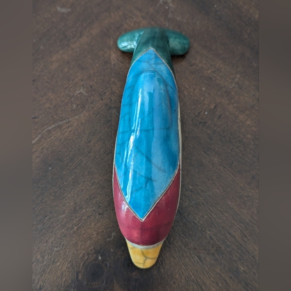 Dolphin  Figure Raku - Picture 6 of 9